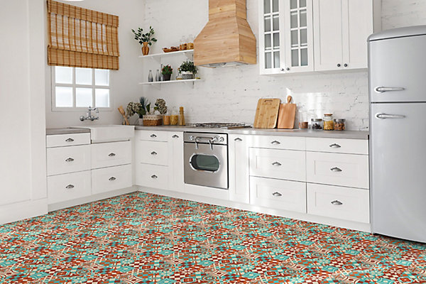 Carreaux vinyle Tulup 30x30 cm Mosaïque traditionnelle 9 pcs