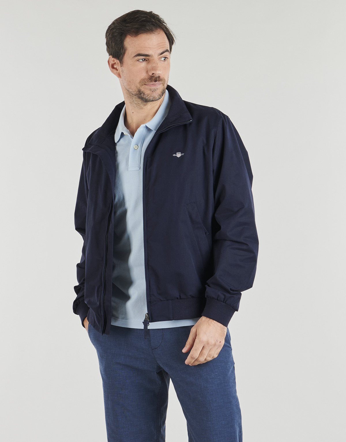 Gant - LIGHTWEIGHT HAMPSHIRE JACKET - Marine