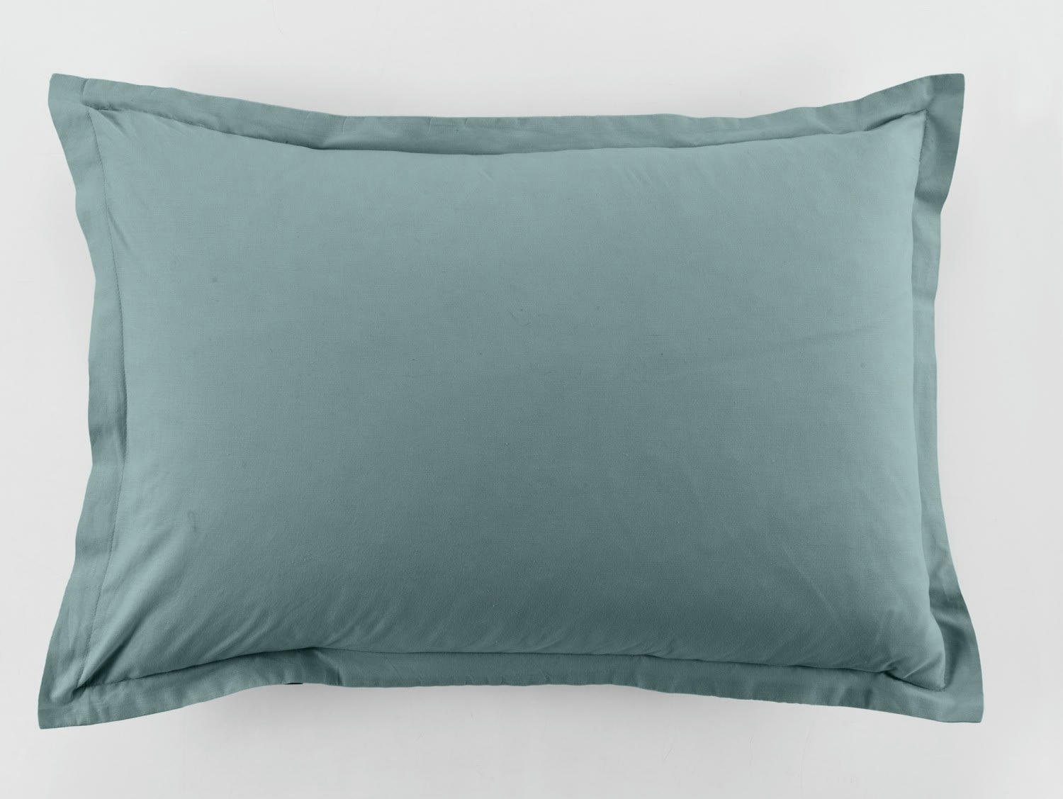 UNI BP - Taie d'oreiller coton bleu 50x70 cm