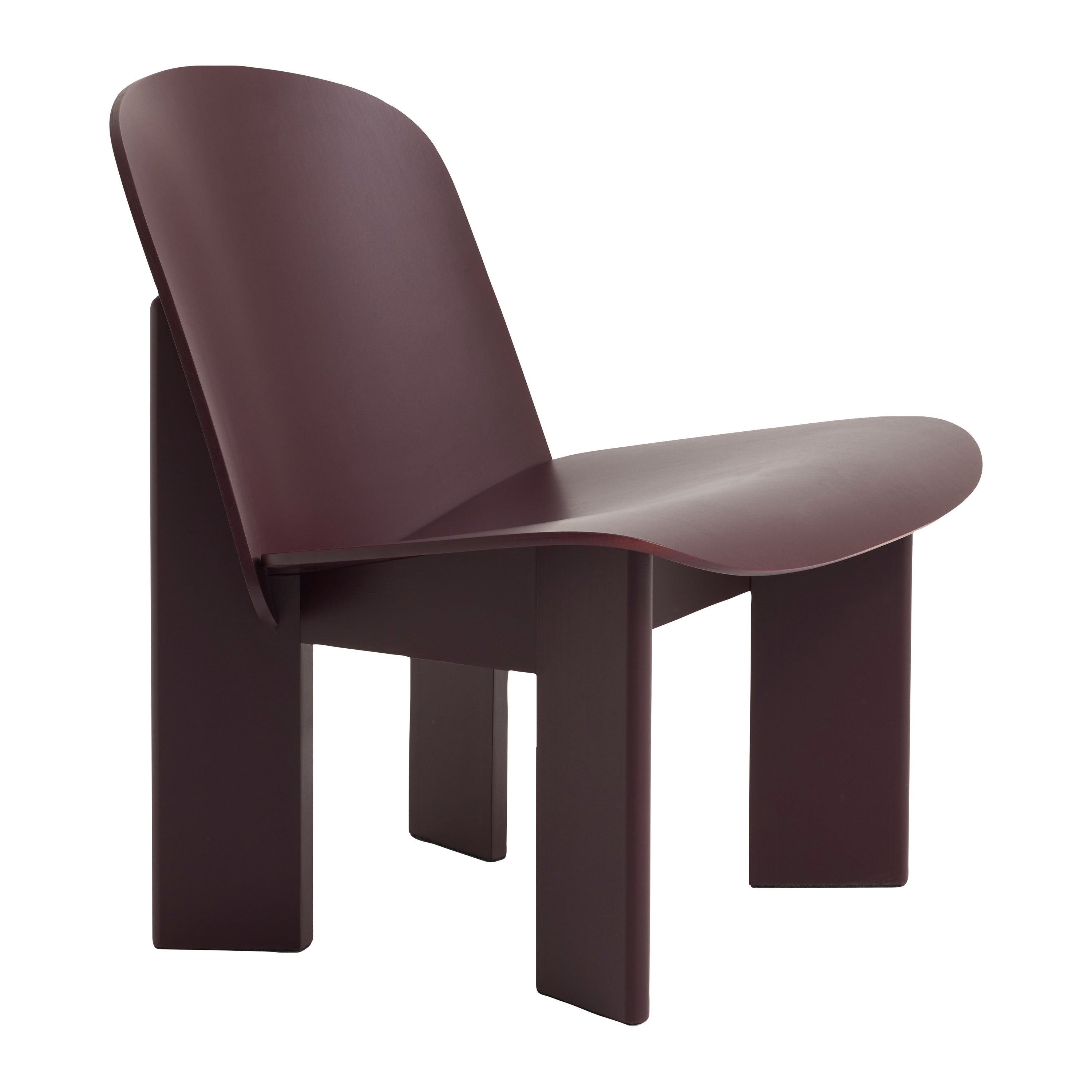 HAY Chisel Fauteuil - Dark Bordeaux