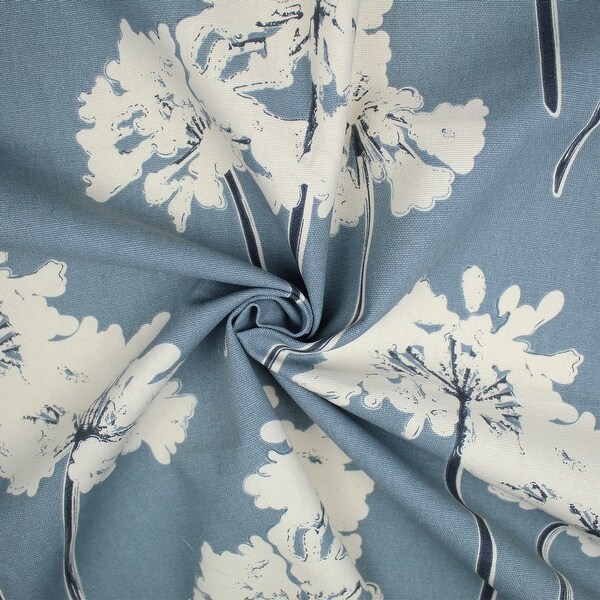 Summerfield Blue Pinch Pleat Drapery Panel - Pair - N/A