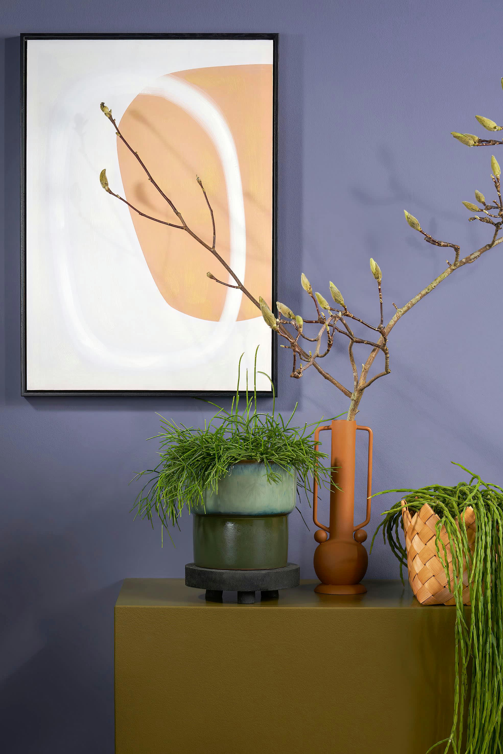 - Décoration murale en toile noir 50x70