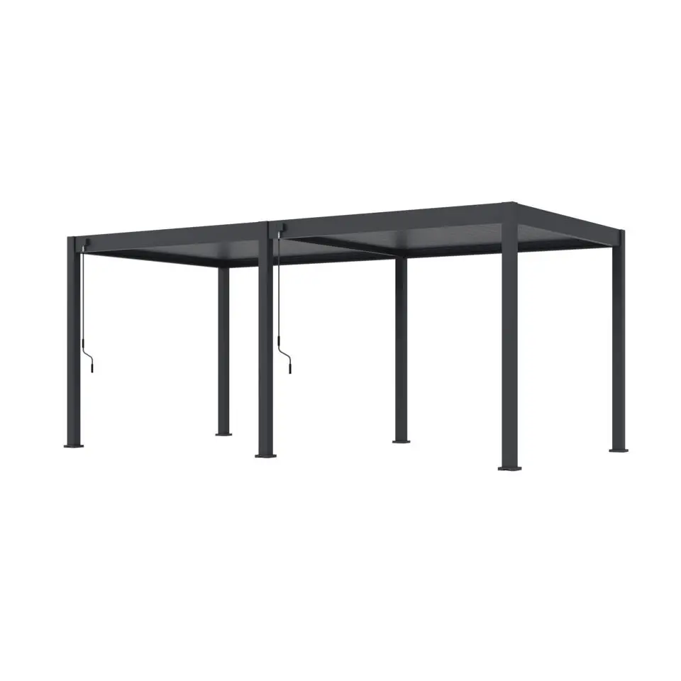 Orion Deluxe overkapping - 300 x 600 cm - Antraciet