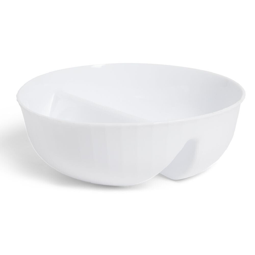 Bol plastique à 2 compartiments Ø18cm (2 modèles)