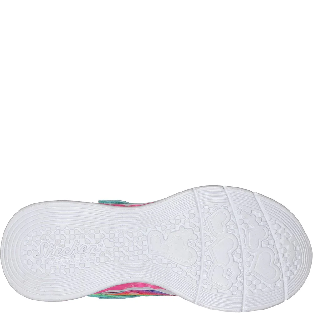 Skechers Flutter Heart Lights - Groovy Swirl Shoe