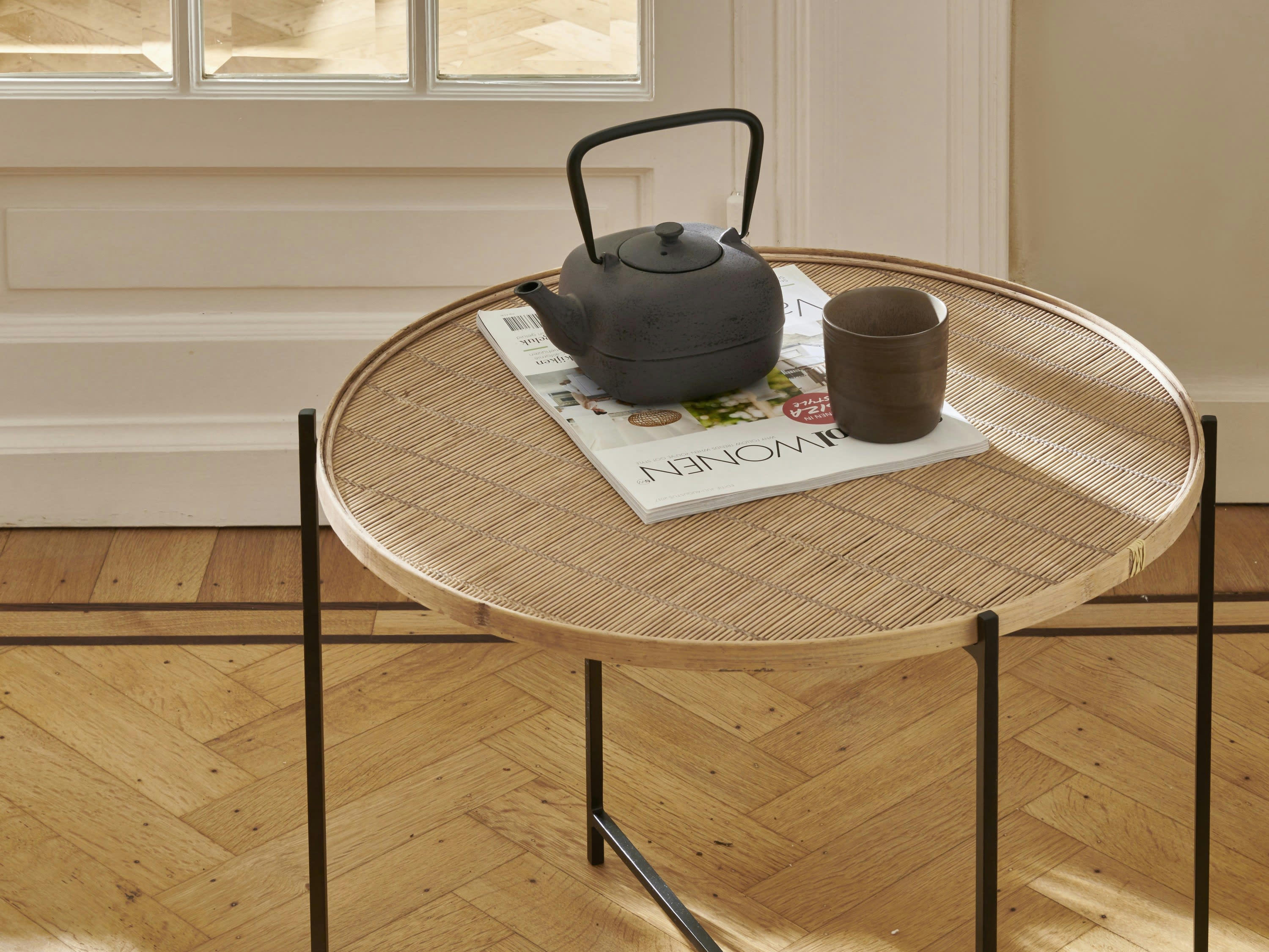 SHADOW - Plateau en bambou marron