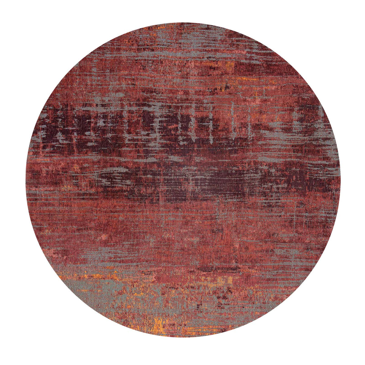 Ecorugs vloerkleed Nassau Red - rood - 140x140cm