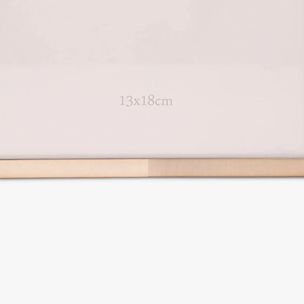 Moldura Tons Dourado com Pé 13x18 SHINY & BRUSHED