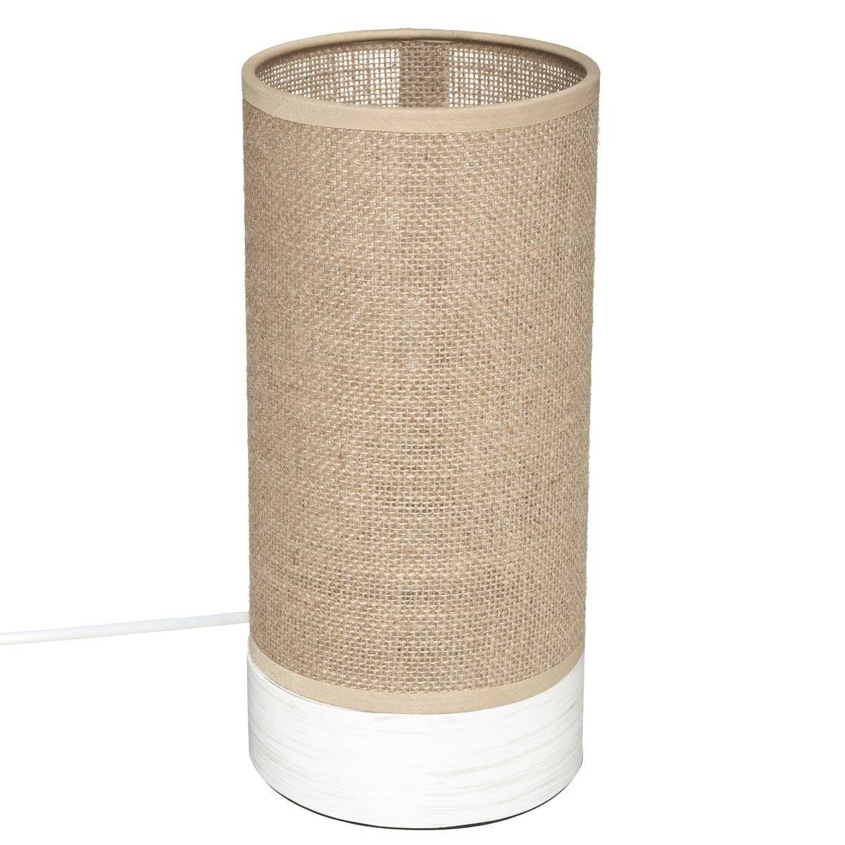 Lampka nocna z naturalnym kloszem
