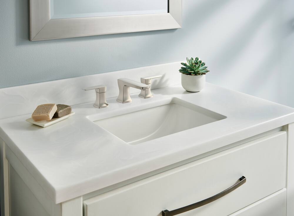 Danze Aztek 2-Handle Widespread Lavatory Faucet, Brushed Nickel