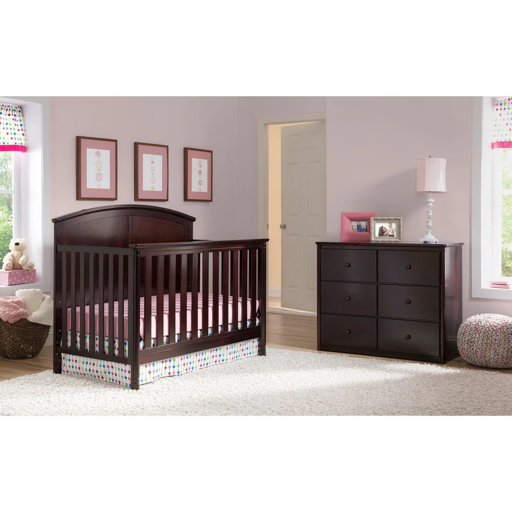 Delta Children Somerset 4-in-1 Convertible Crib