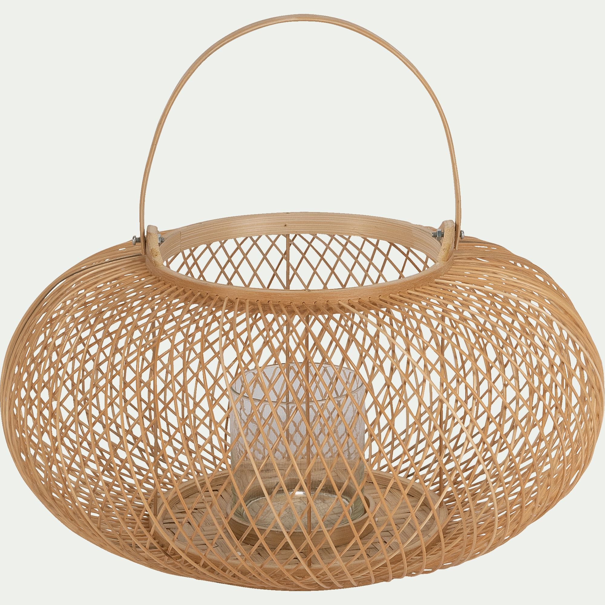 VASCO - Lanterne en bambou D40xH20cm - naturel