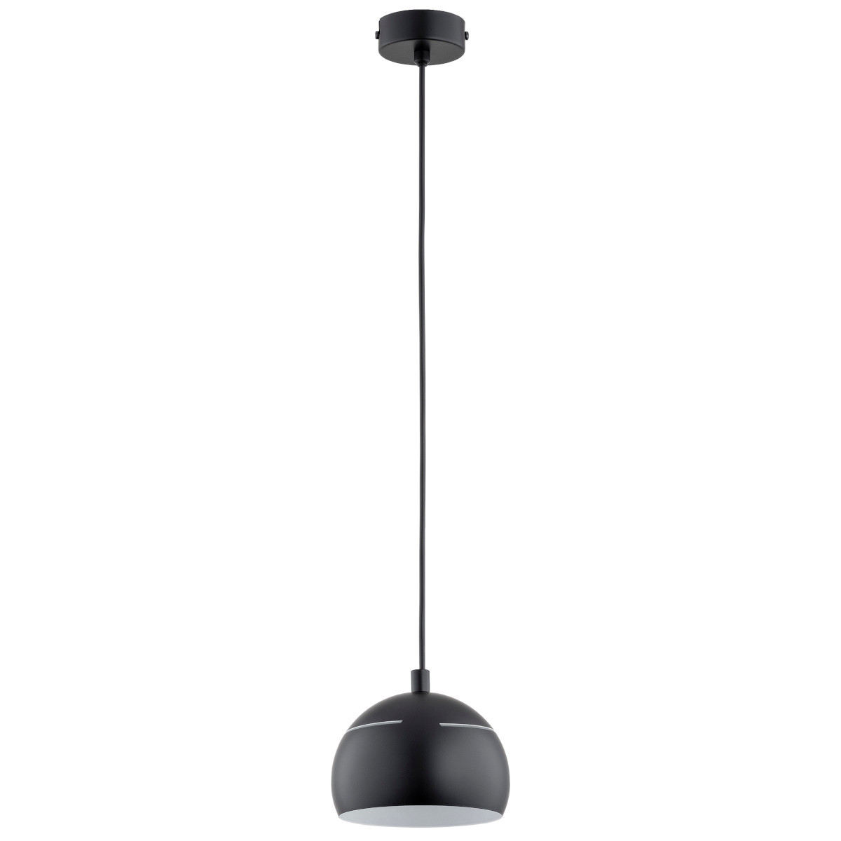 Lampa wisząca czarna PLUS 1xE14x10W wym: 150x15x15 cm Alfa