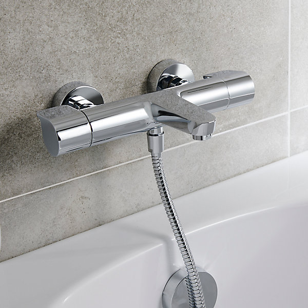 Mitigeur de baignoire thermostatique GoodHome Cavally