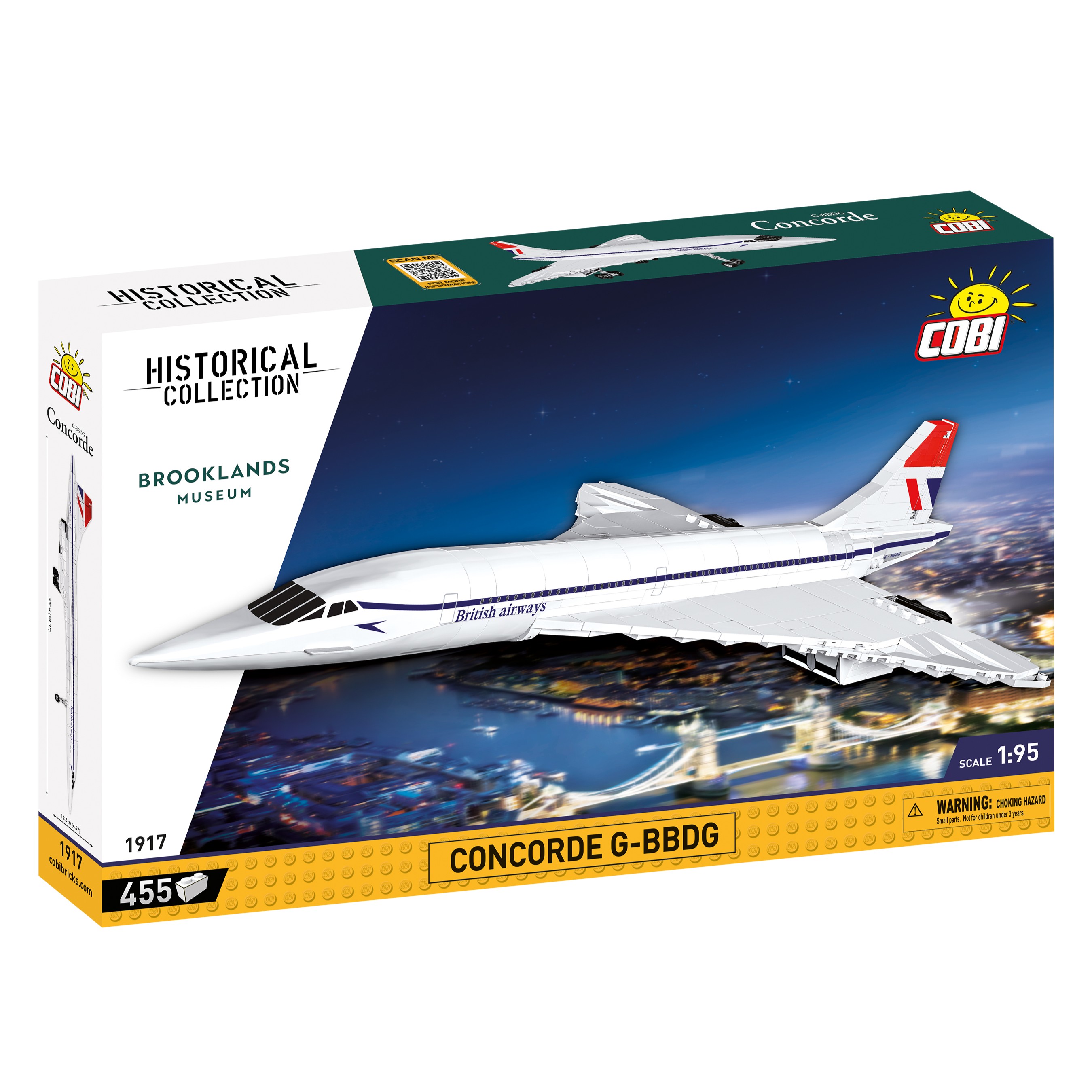 COBI Concorde G-BBDG Set 1:95