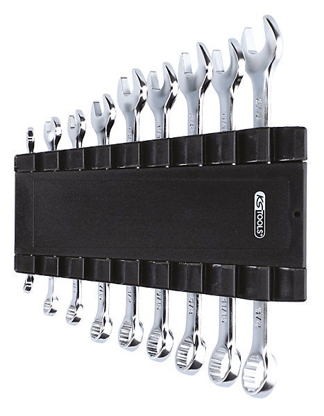 KS Tools - 922.0073 - Jeu de 9 clés mixtes en pouces - en boîte