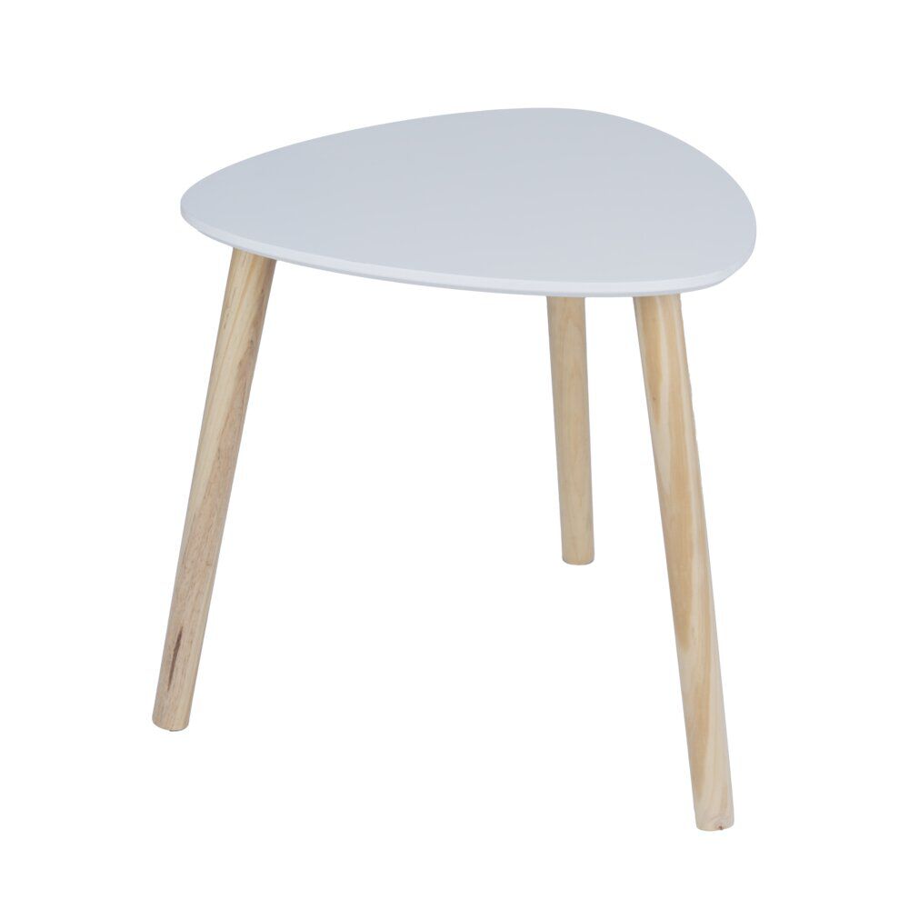 Bout de canapé Joseph marron Ø40xH39,5 cm