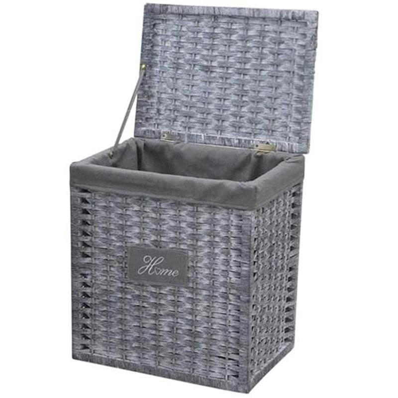 - Panier à linge home avec couvercle petit modèle