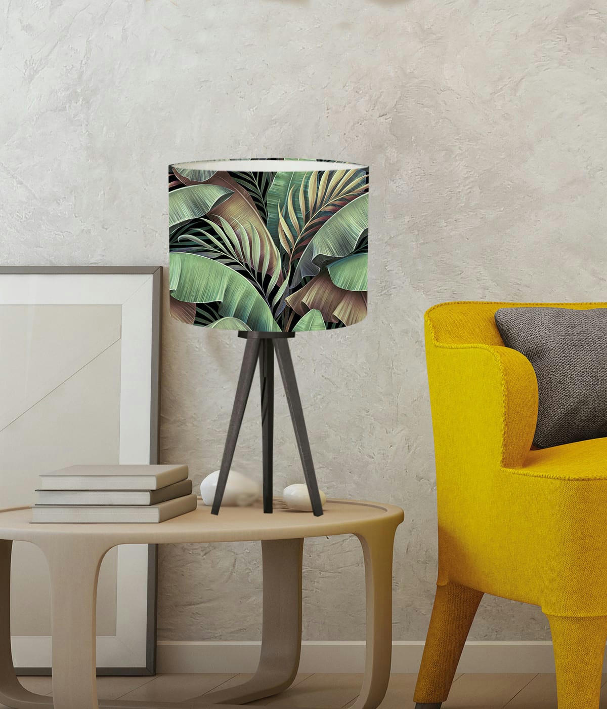 FLORAL - Abat-jour Chevet Floral Kali D: 25 x H: 20