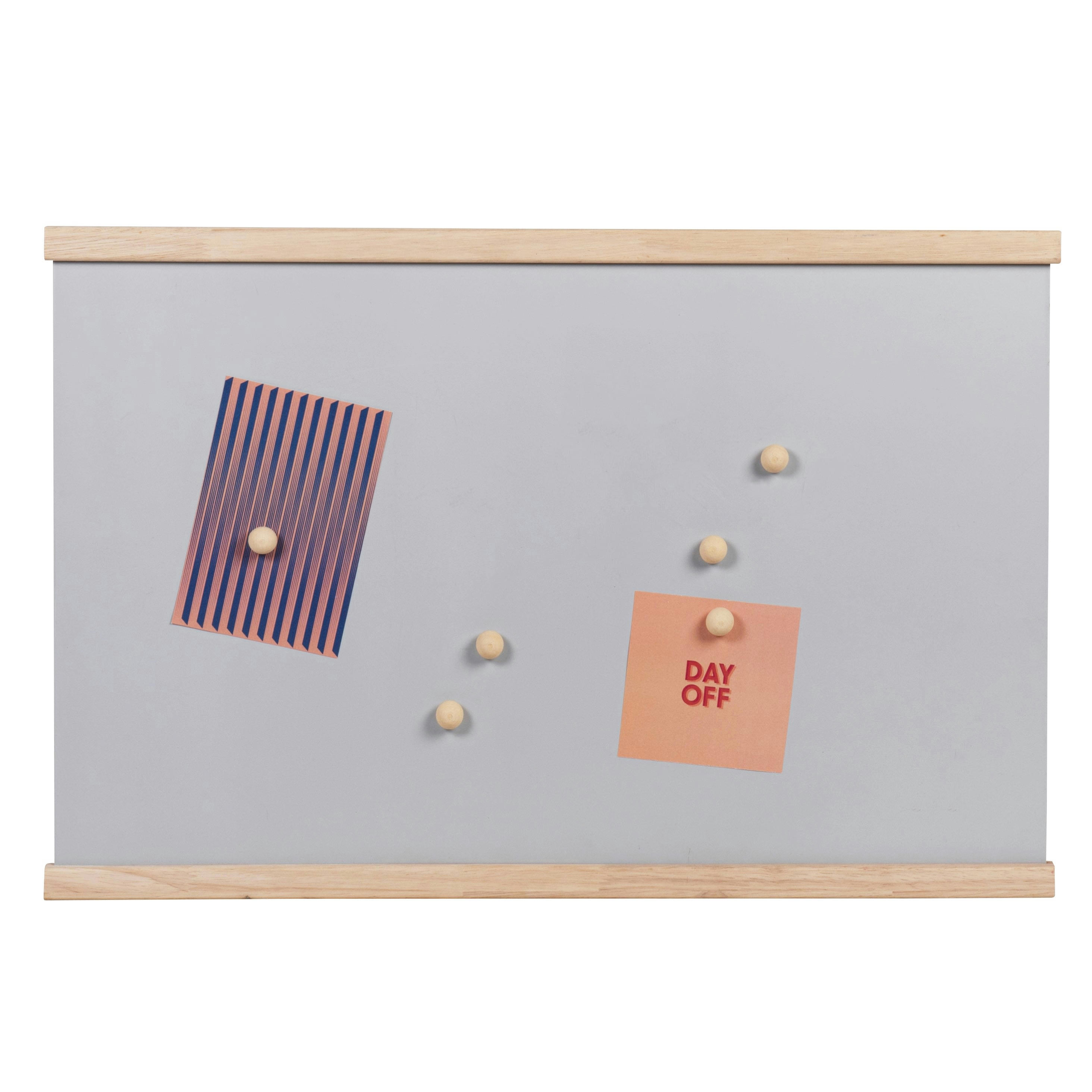 PALVA - Pêle-mêle en métal gris et bois d