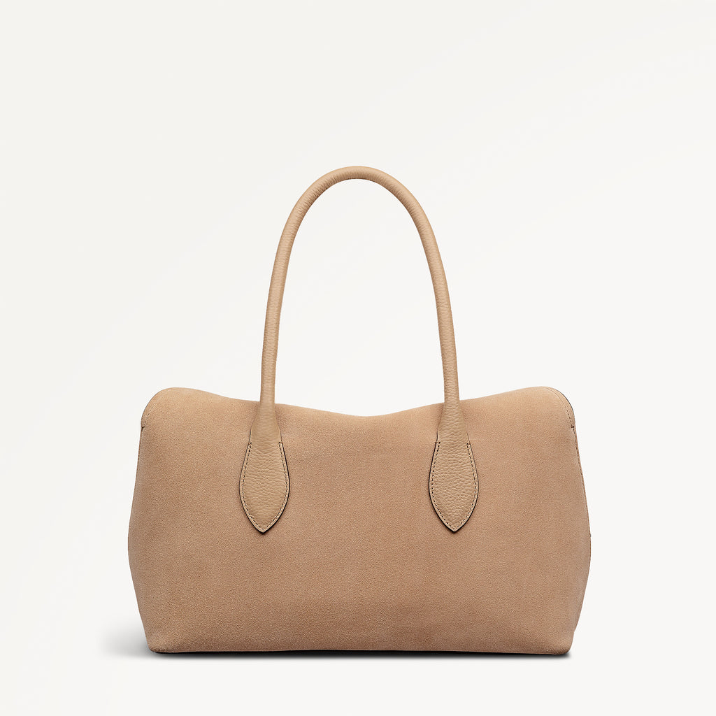 Liverpool Gardens - Suede - Medium Ziptop Grab