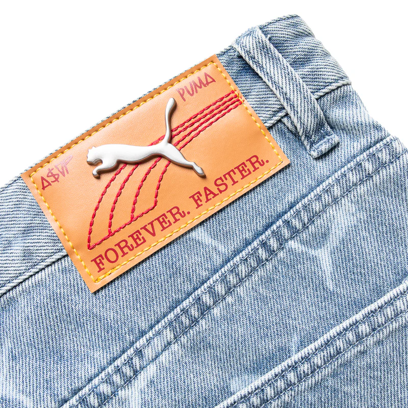 A$AP Rocky x Puma Laser Monogram Denim - Faded Denim/AOP