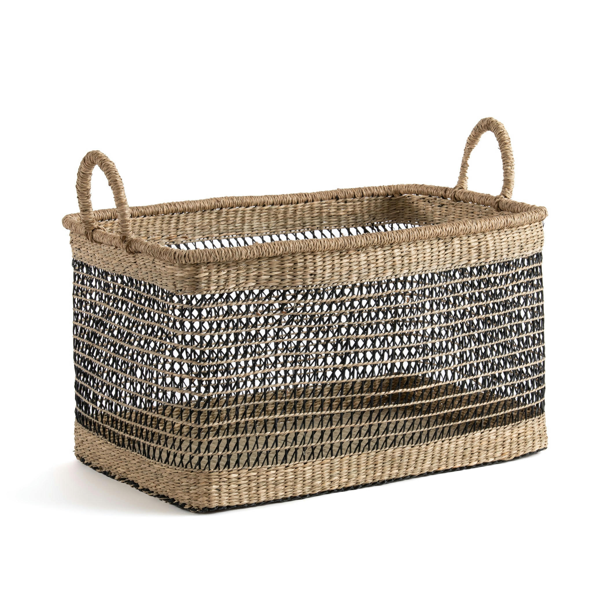 Panier rectangulaire en herbier, Kezia