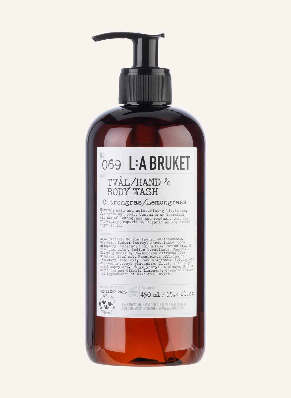 L:A BRUKET Hand- und Körperseife 069 LEMONGRASS