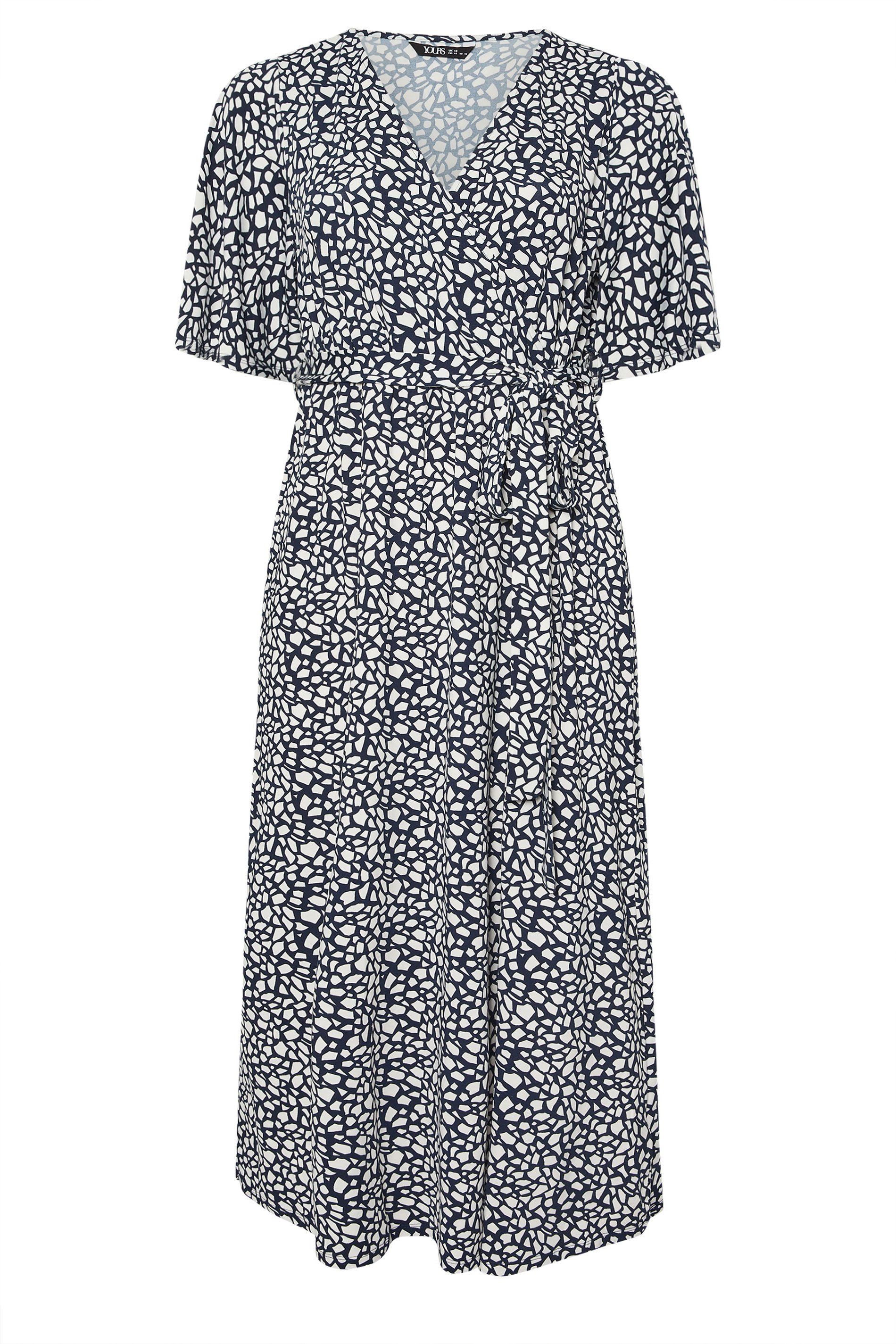 Yours Abstract Wrap Dress