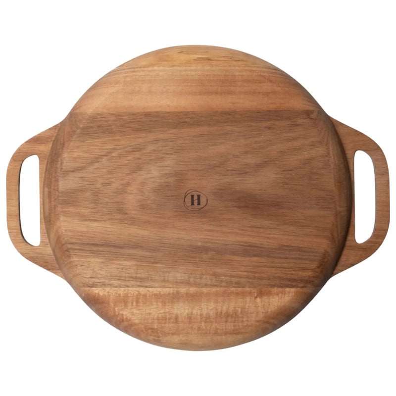 Hugo Kennis borrelplank groot - bruin - &Oslash;26 cm