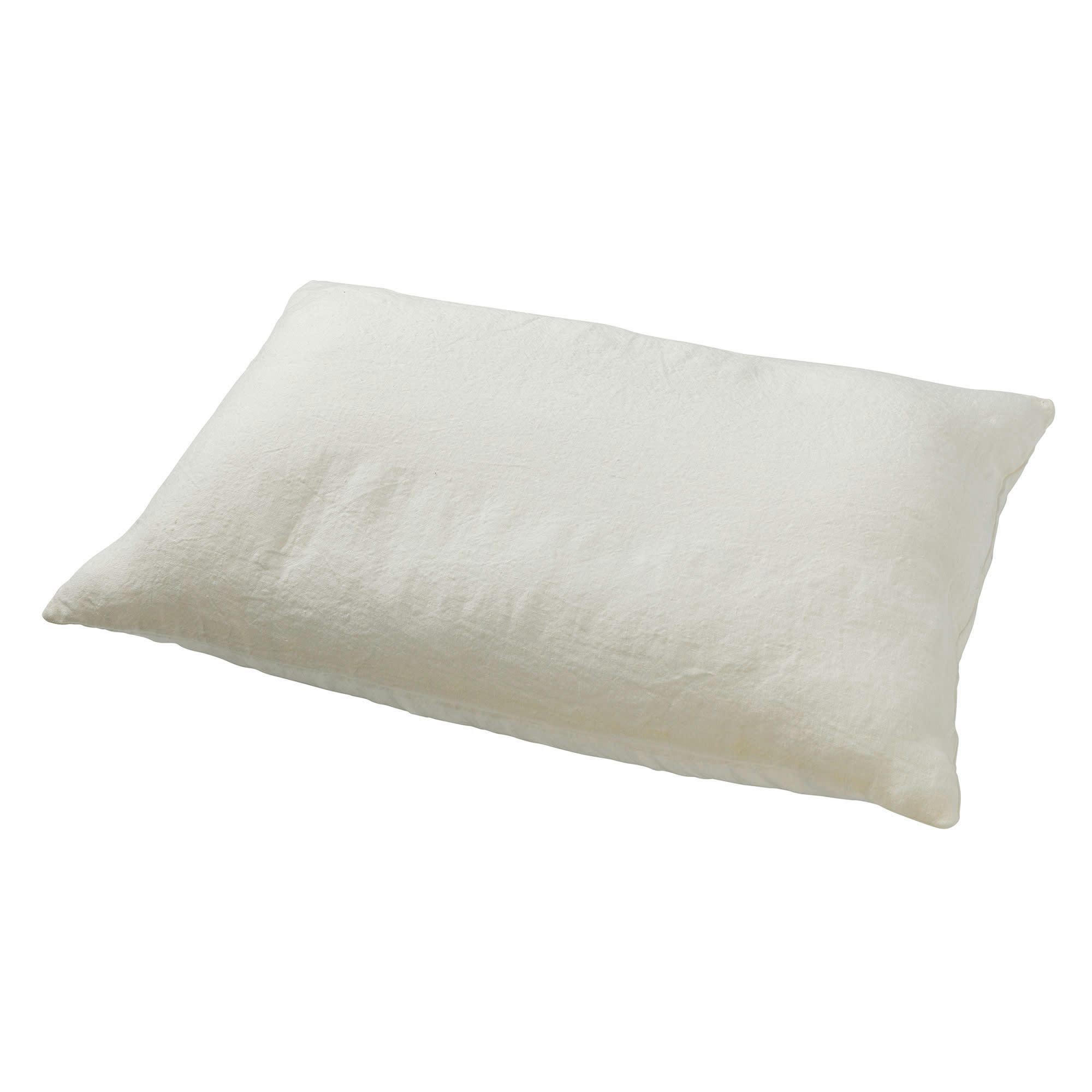 - Housse de coussin blanc en laine-40x60 cm uni