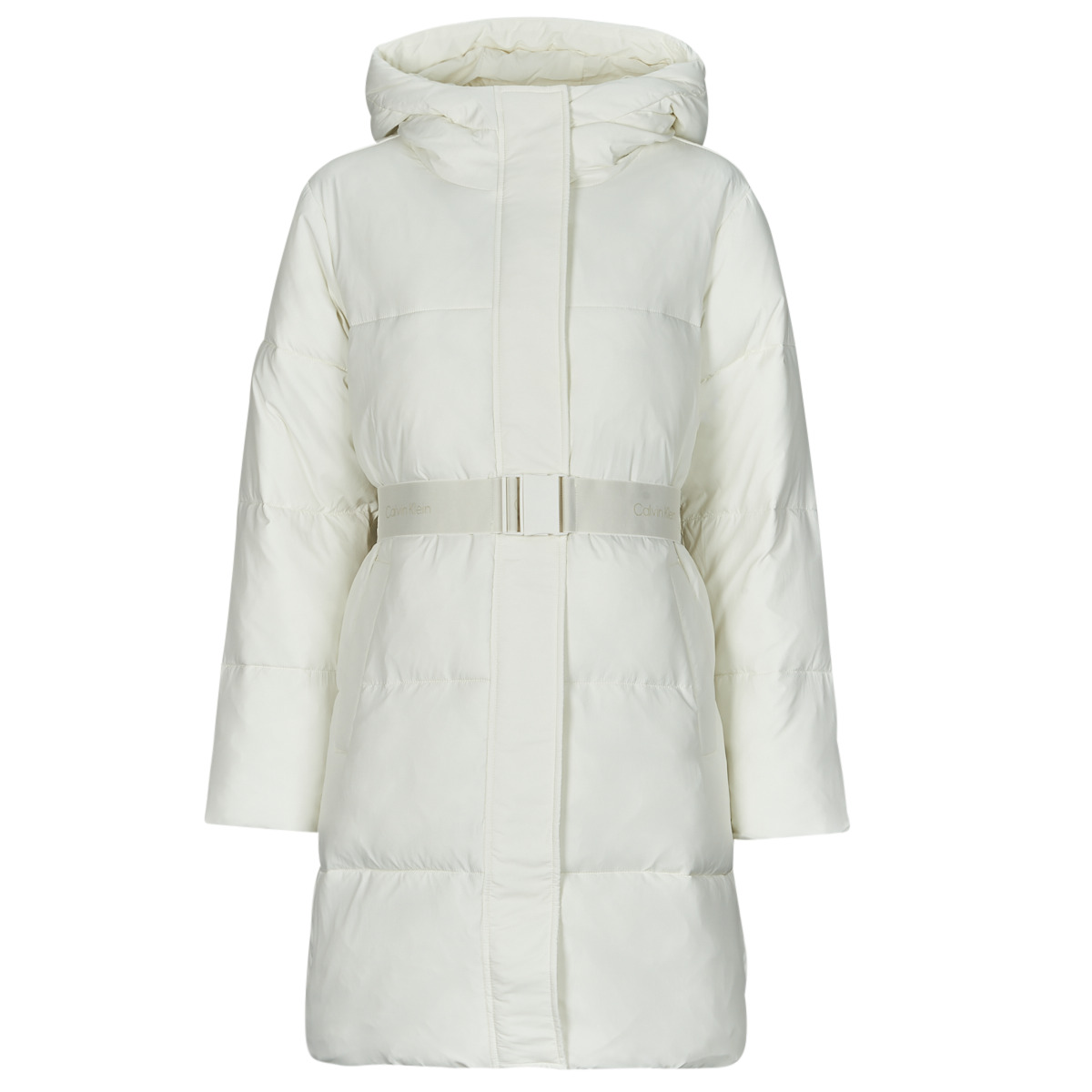 Calvin Klein Jeans - LOGO BELT LONG PUFFER - White