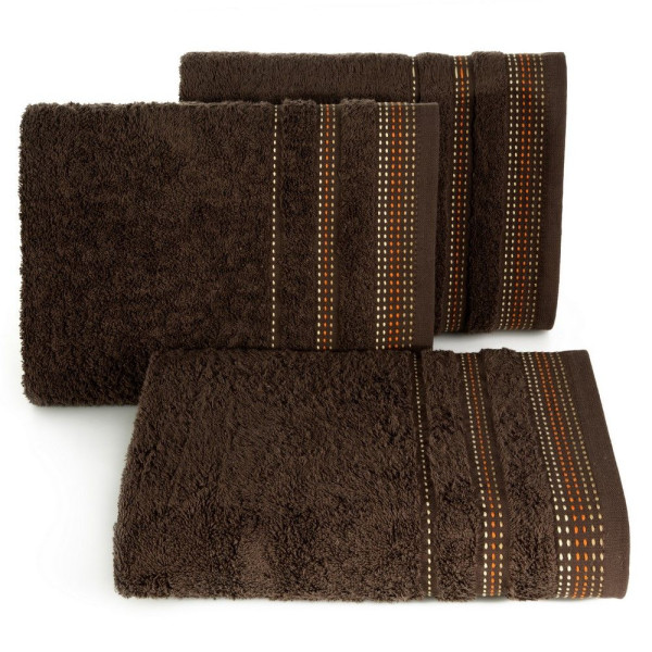 Ręcznik Pola 30x50 05 brązowy frotte 500 g/m2