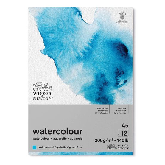 Winsor & Newton Cold Pressed Watercolour Paper Pad A5