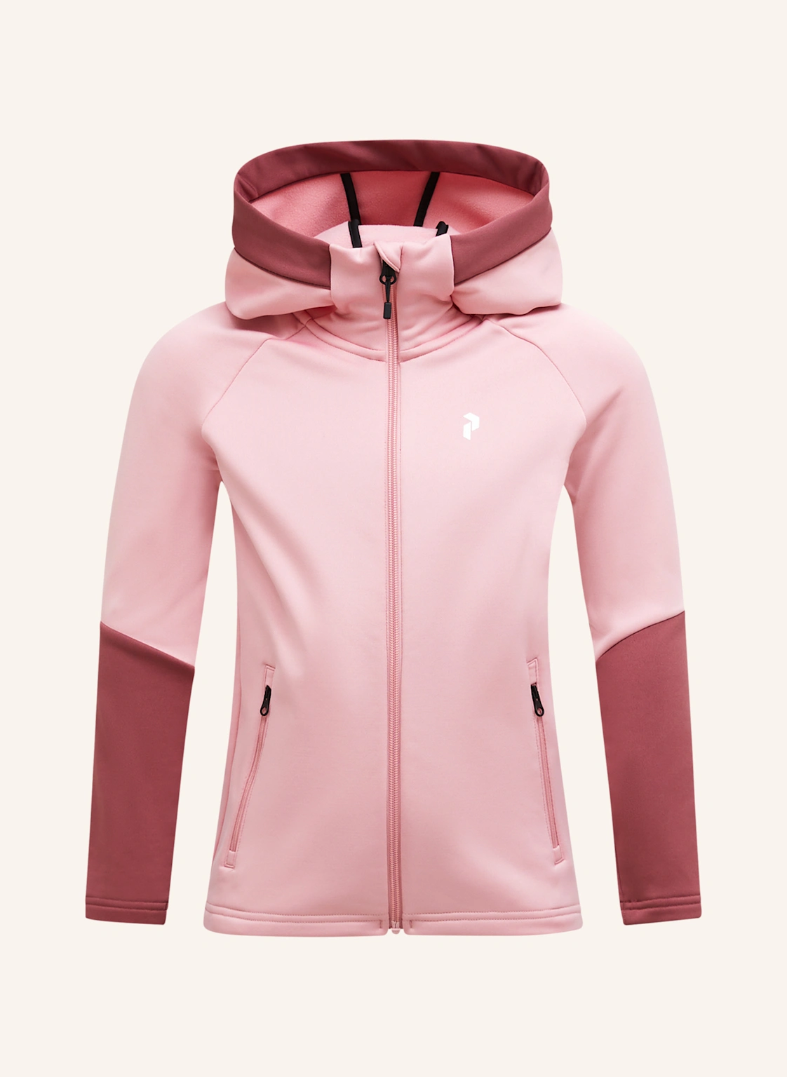 Peak Performance Jr Rider Essentials Midlayer Zip Hood Fleecejacke