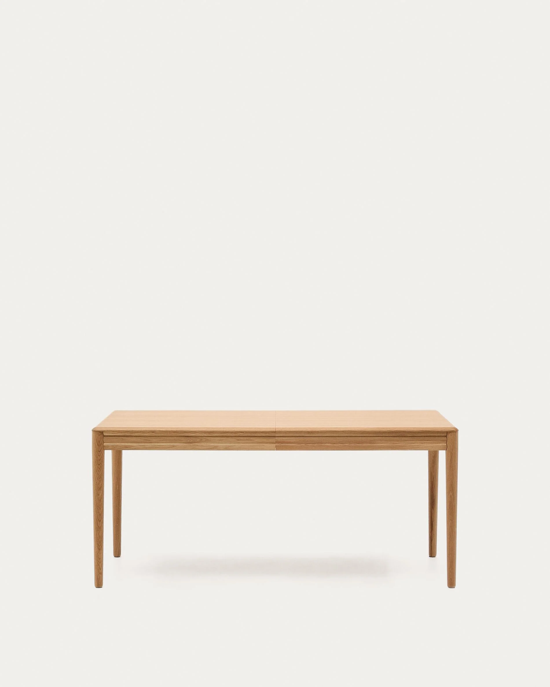 Lenon extendable table in natural FSC Mix Credit solid oak wood and veneer 160(200)x90