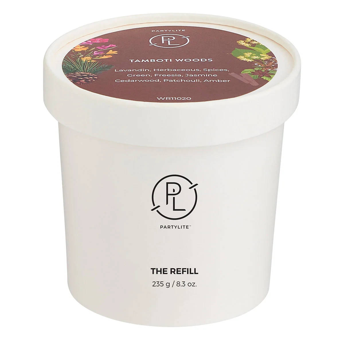 Refillable by PartyLite Tamboti Woods Candle Refill