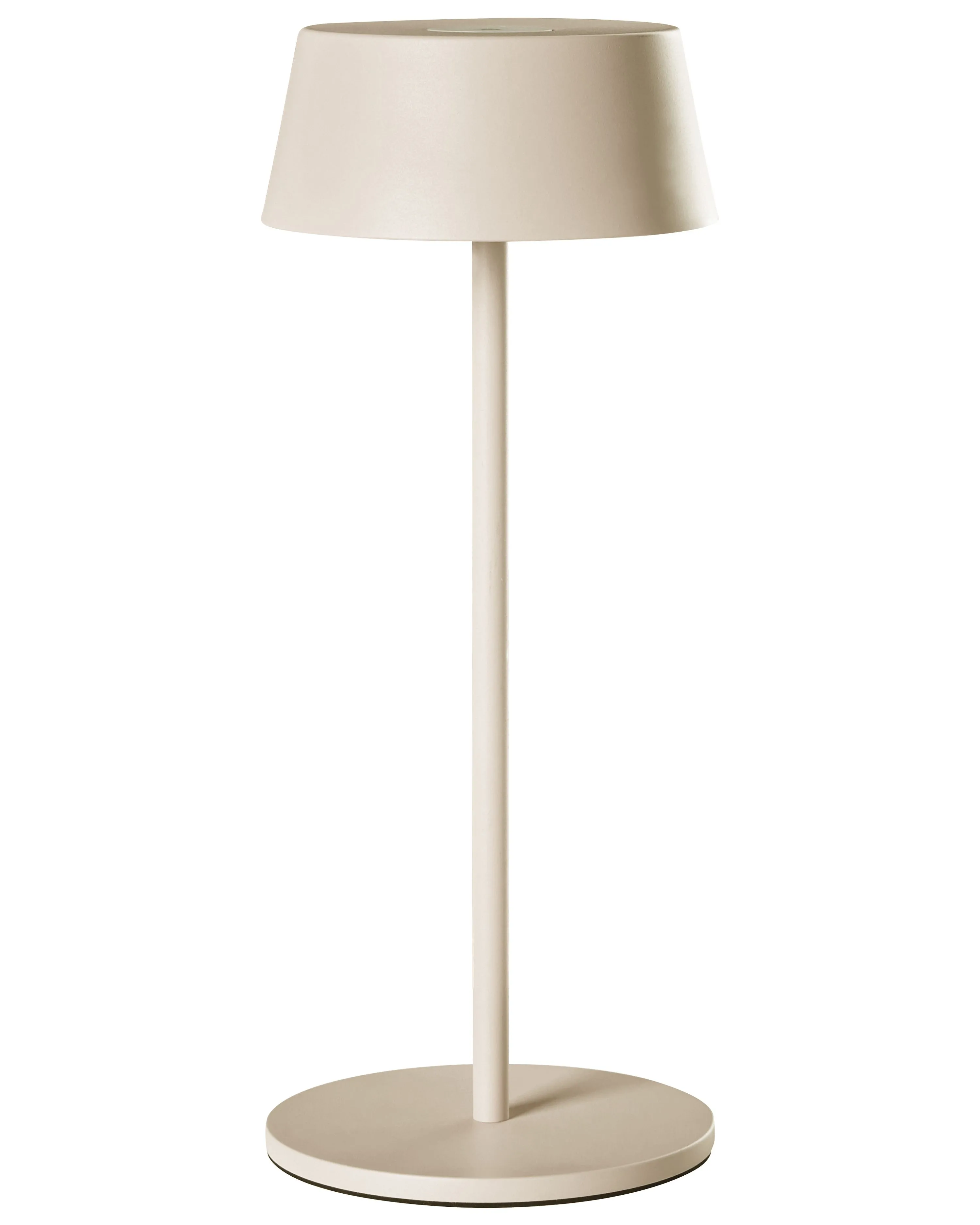 Wireless LED Table Lamp GUDER with Dimmer Metal Beige