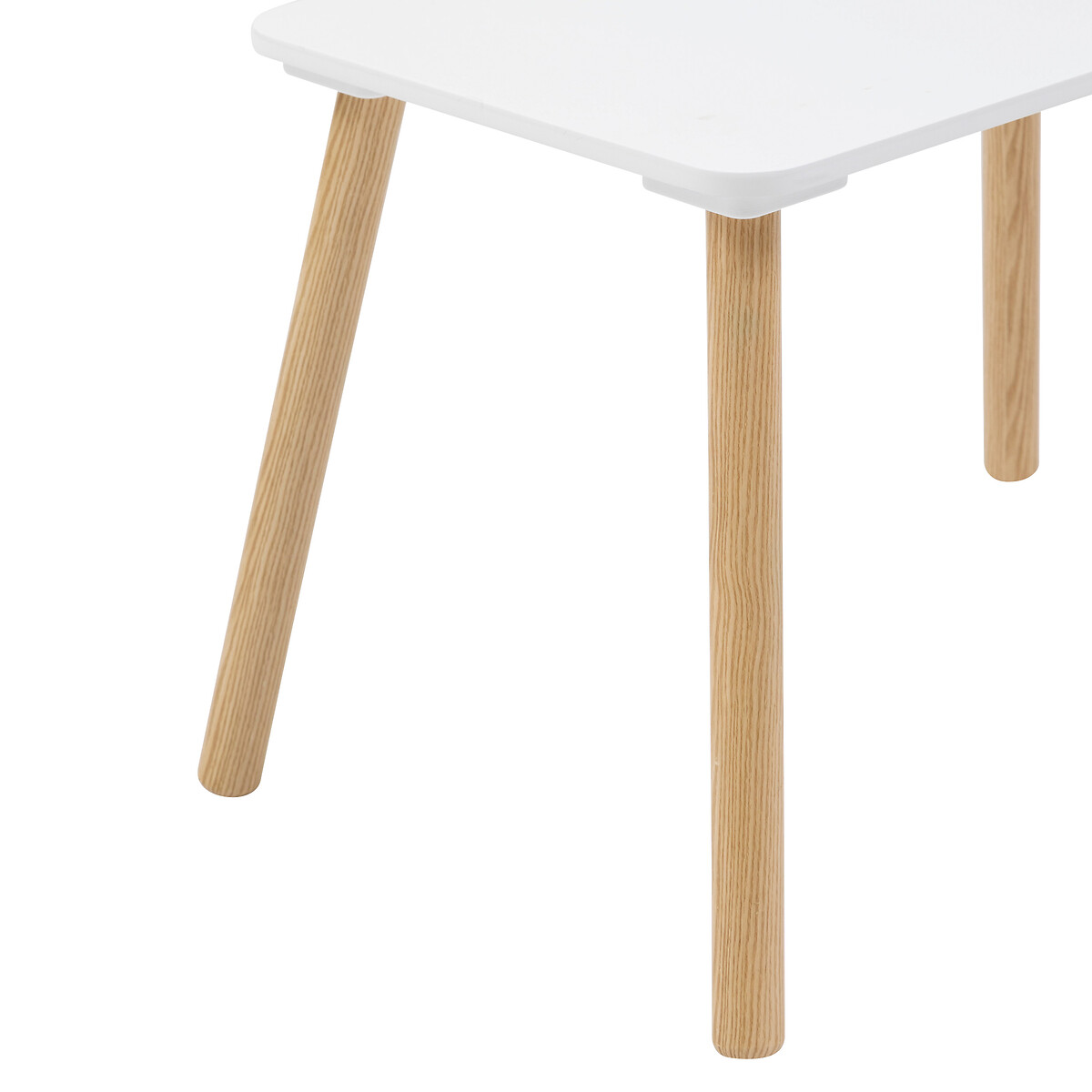 Children's table and 2 chairs set "Alex" White, 3 pieces