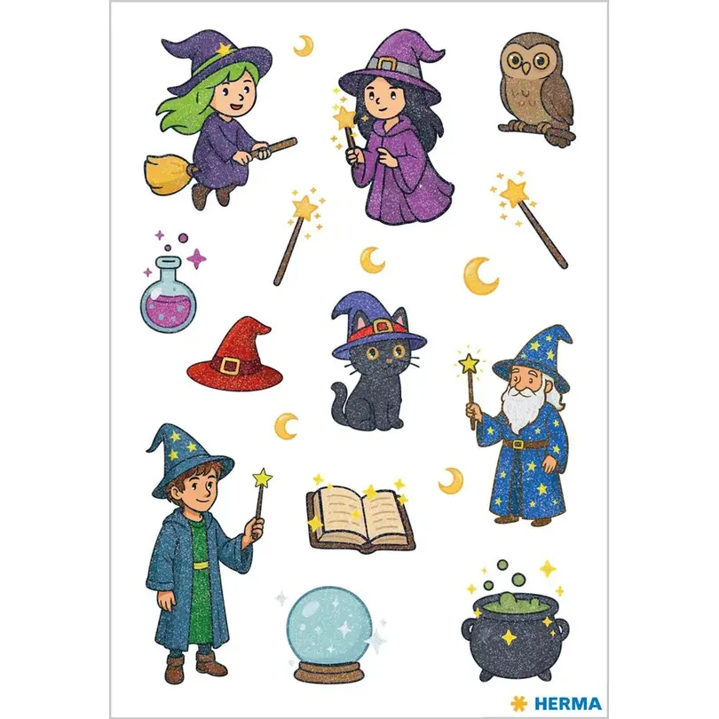 Sticker Hexen Zauberer