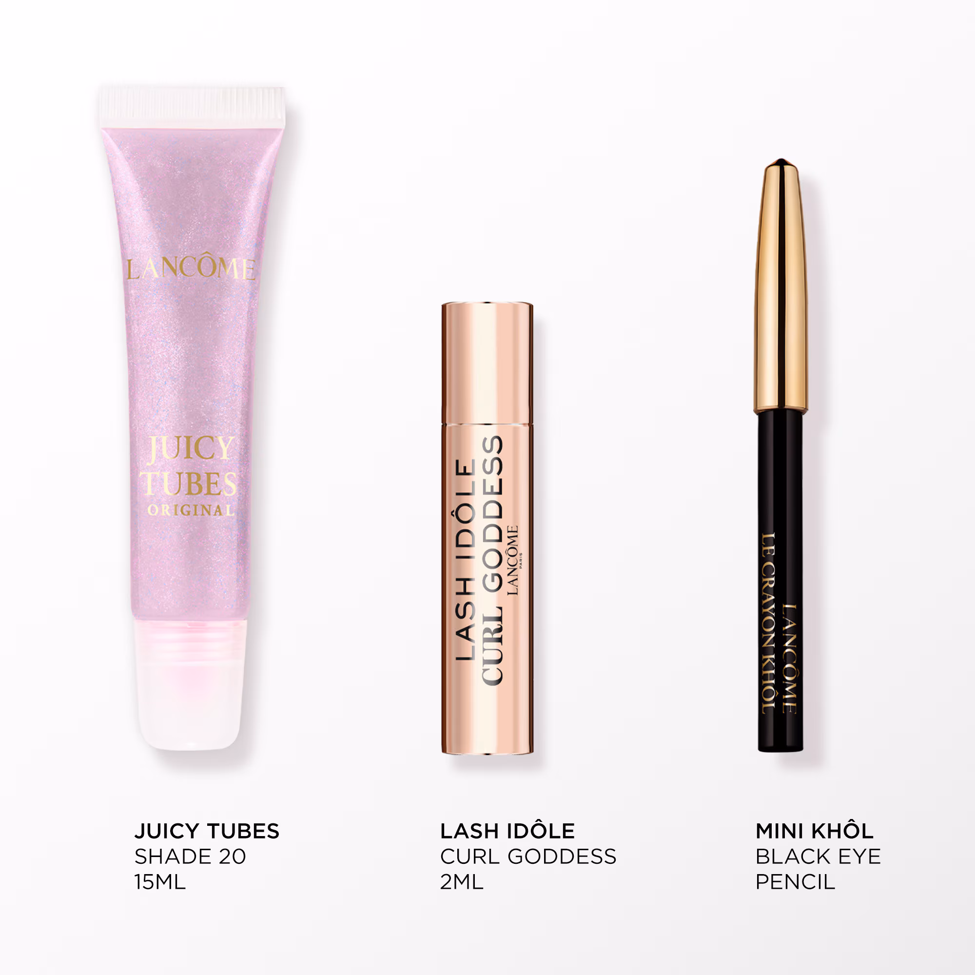 JUICYCoffret - mini mascara + mini crayon khôl + gloss