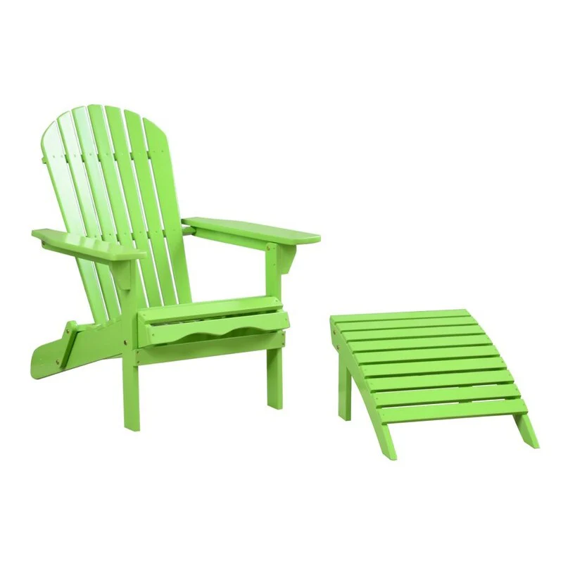 Gavil Adirondack Chair and Ottoman Set