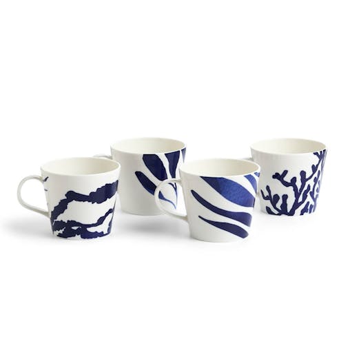 Royal Doulton Pacific 10th Anniversary 4 Piece Mug Set 400ml