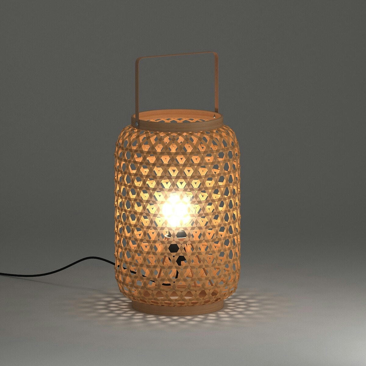 Lampe à poser en bambou Iska