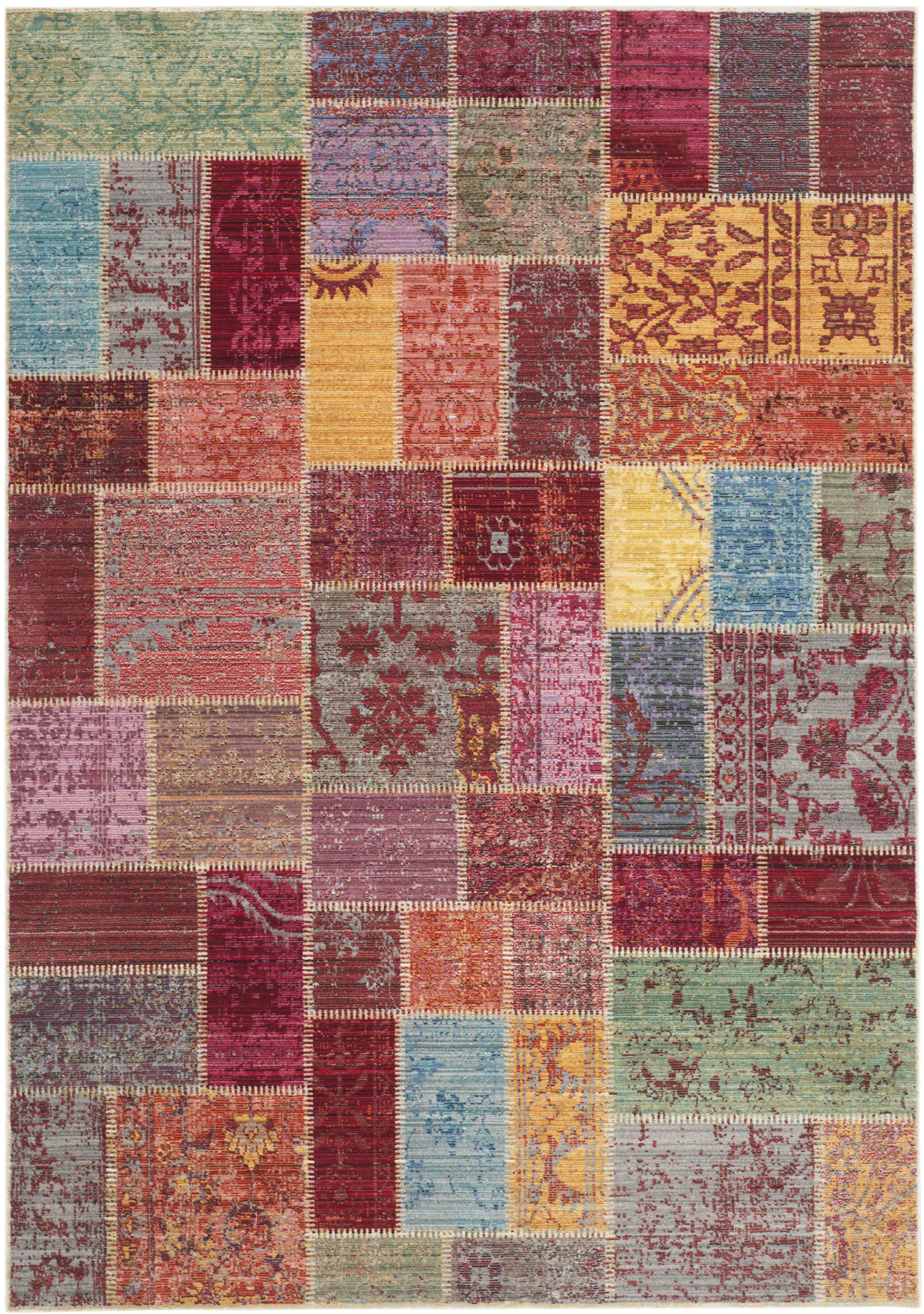 VALENCIA - Tapis de salon interieur en multicolore, 122 x 183 cm
