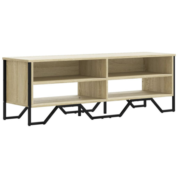 Szafka Pod Telewizor Półka Stolik RTV Brązowy 122x34x41 cm
