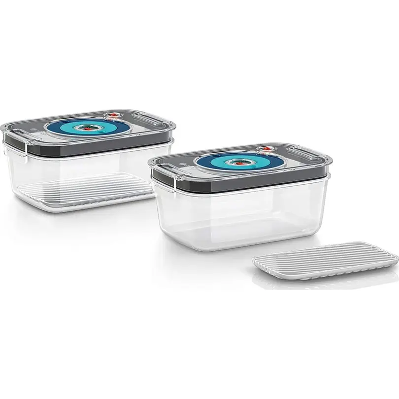 Vakuumbox 2er-Set Vakuum-Frischhaltedosen