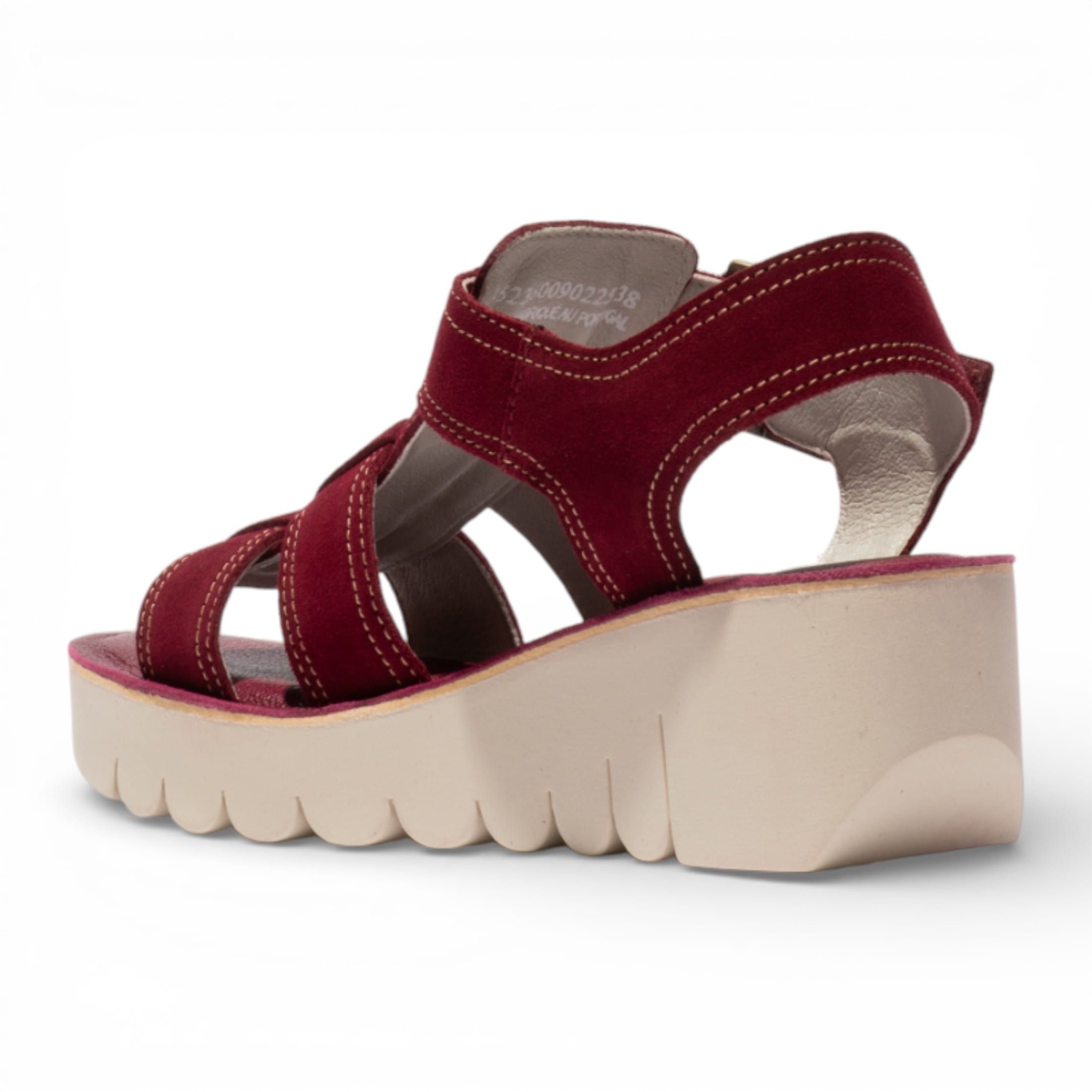 Infinity Leather Leather Wedge Platform Summer Sandals - YUDD236FLY