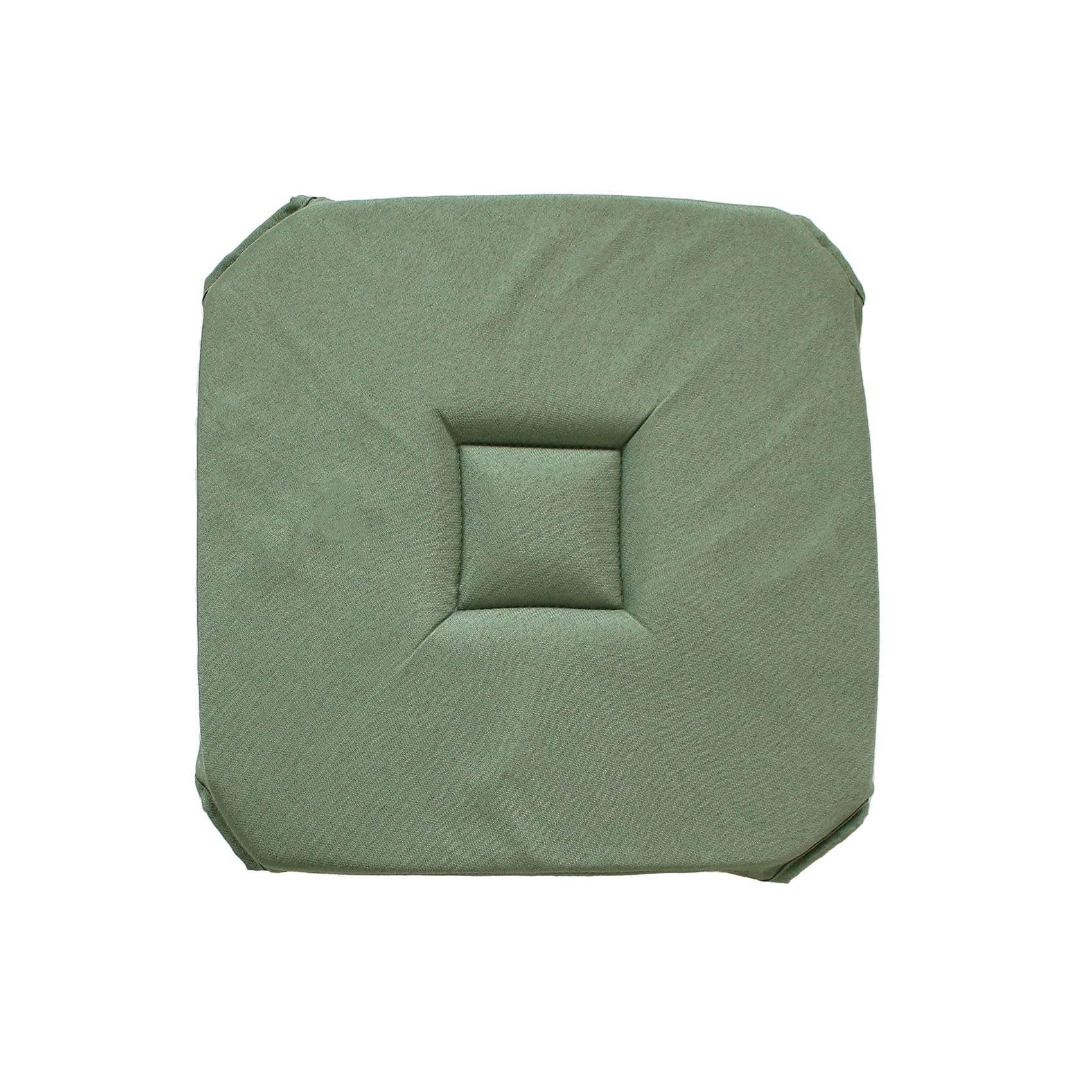 - Galette de chaise unie à rabats polyester taupe 40x40 cm