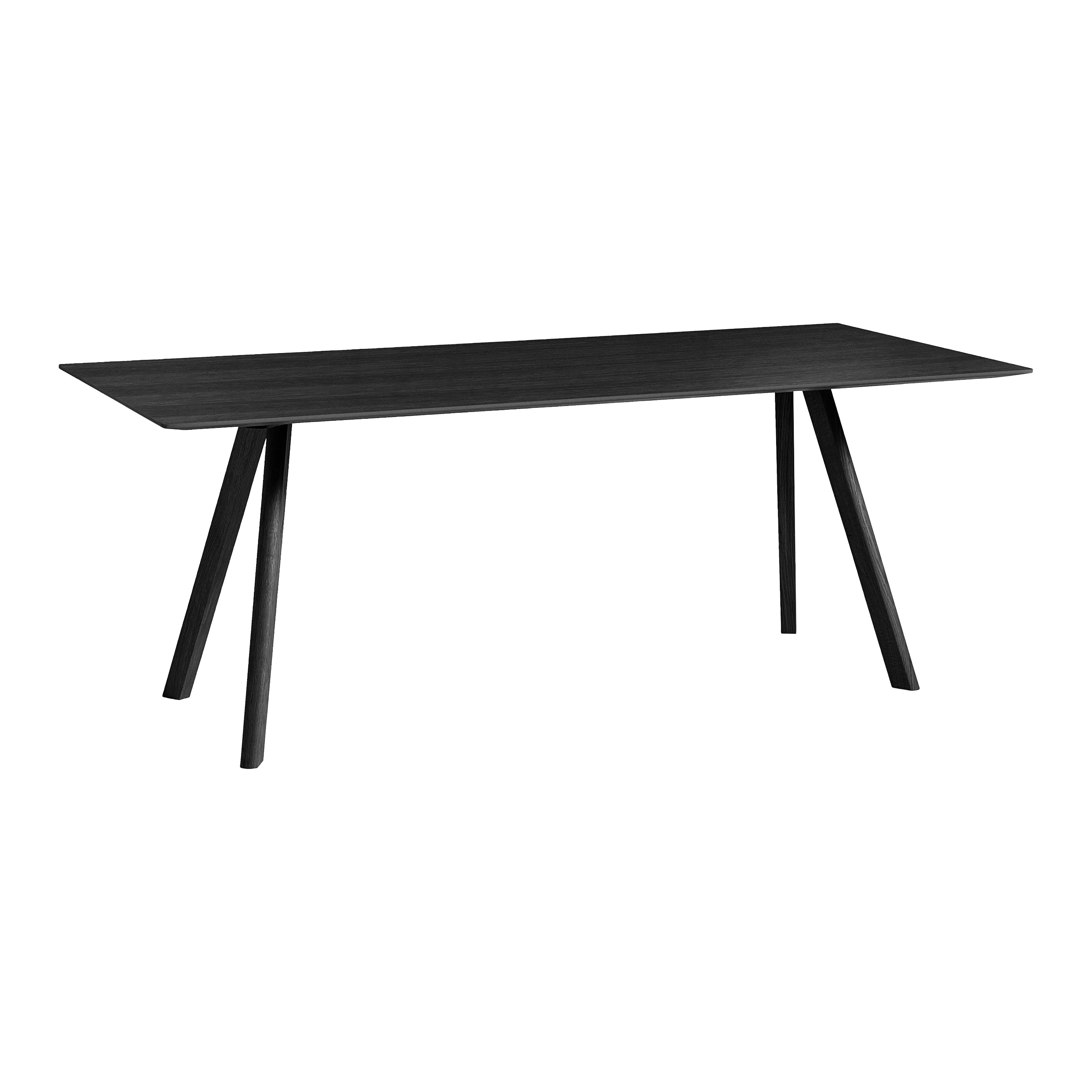 HAY CPH30 2.0 Eettafel - Black Eikenhout veneer